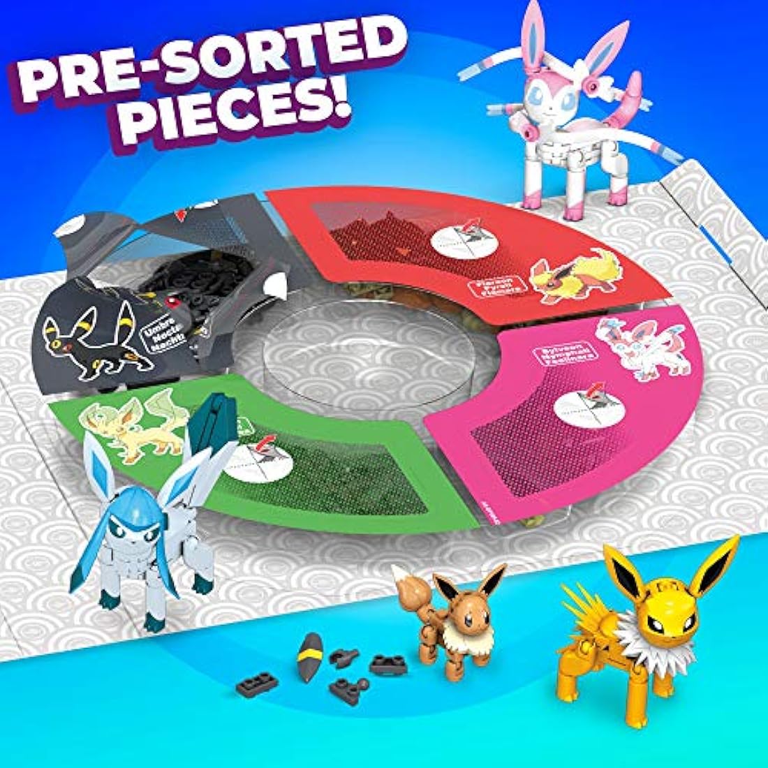 Pokémon Mega Construx ¡Cada Evolución de Eevee!