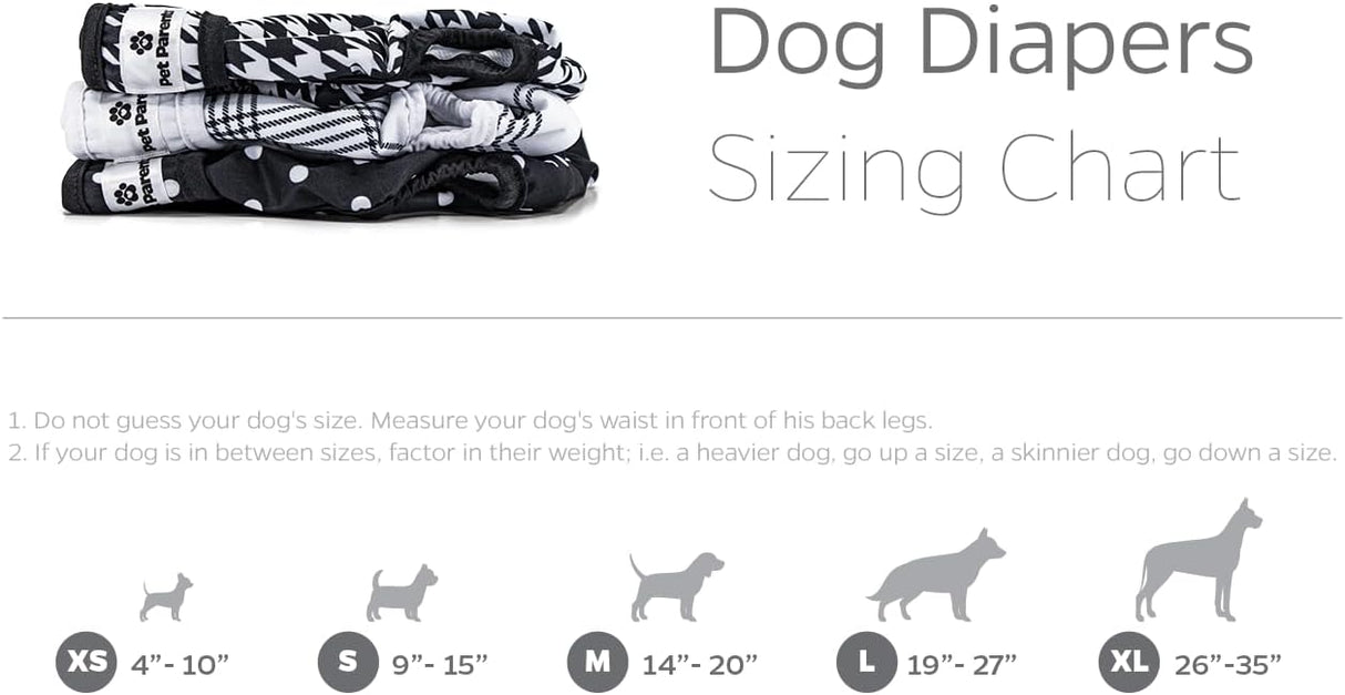 Pet Parents Pañales y extensores lavables prémium 3