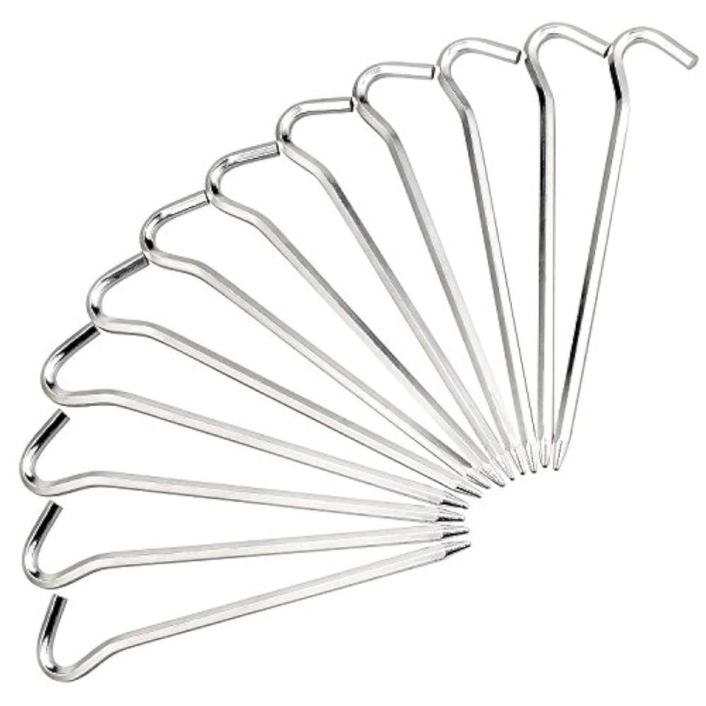 FANBX F Clavijas de carpa - 12 piezas de estacas de carpa