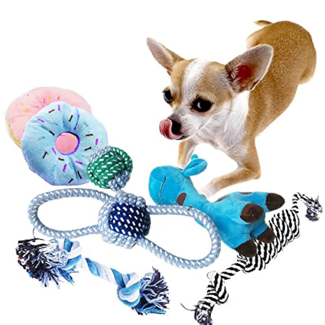 6 juguetes para perros pequeños