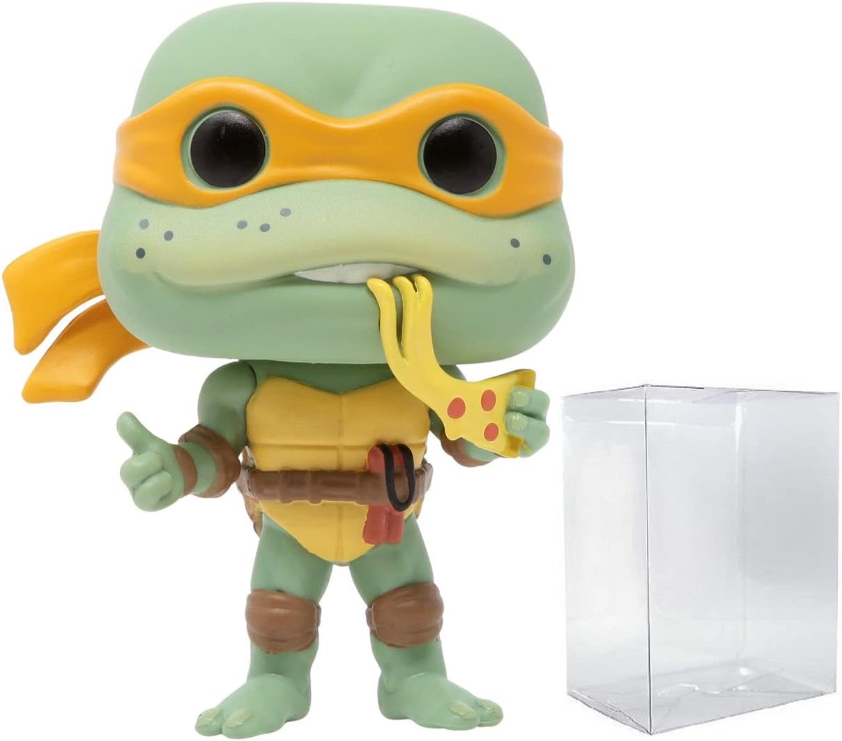 Figurita Funko Pop! TMNT Michelangelo 3.75 pulgadas con protector