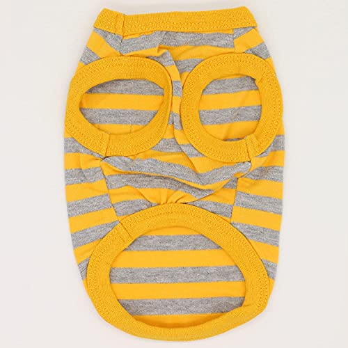 Lophipets camisas para perros pequeños 100% algodón a rayas para cachorros perros Chihuahua