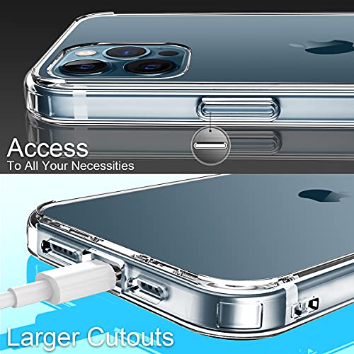 GiiKa Para 12 Pro Max caso con protector de pantalla