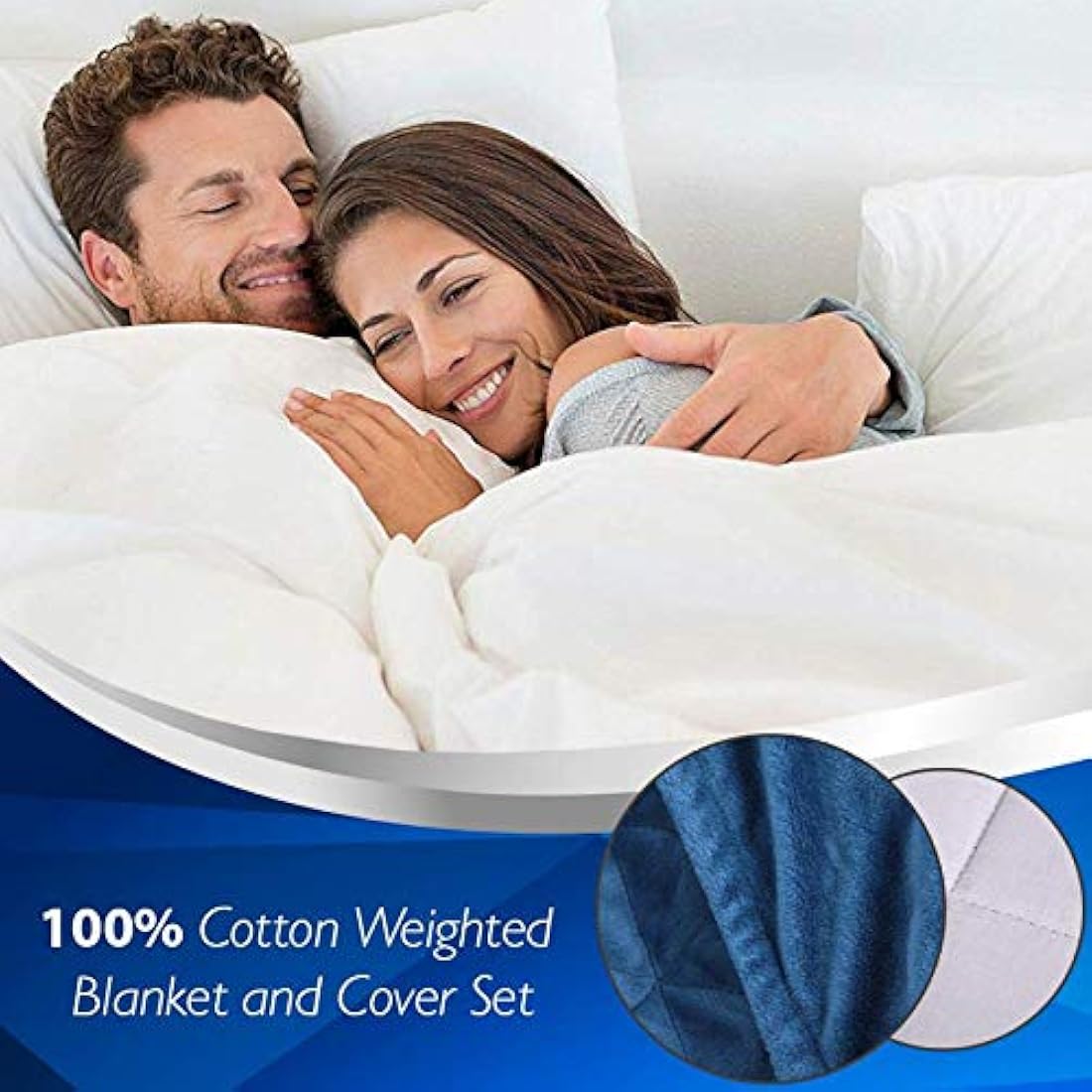 Manta de edredón pesado SERENELIFE SLHVBLKT15