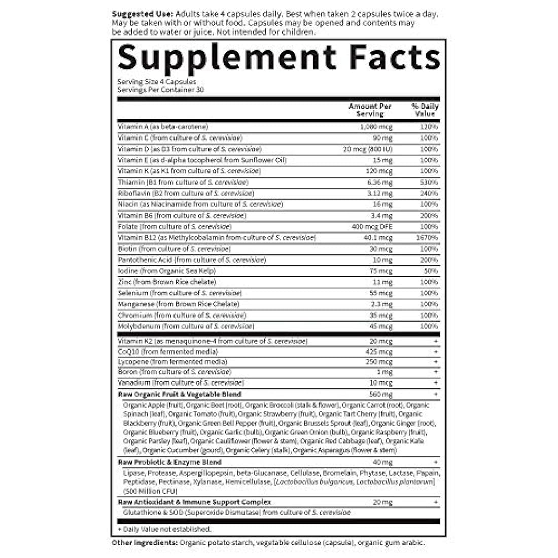 Multivitamínico para hombres