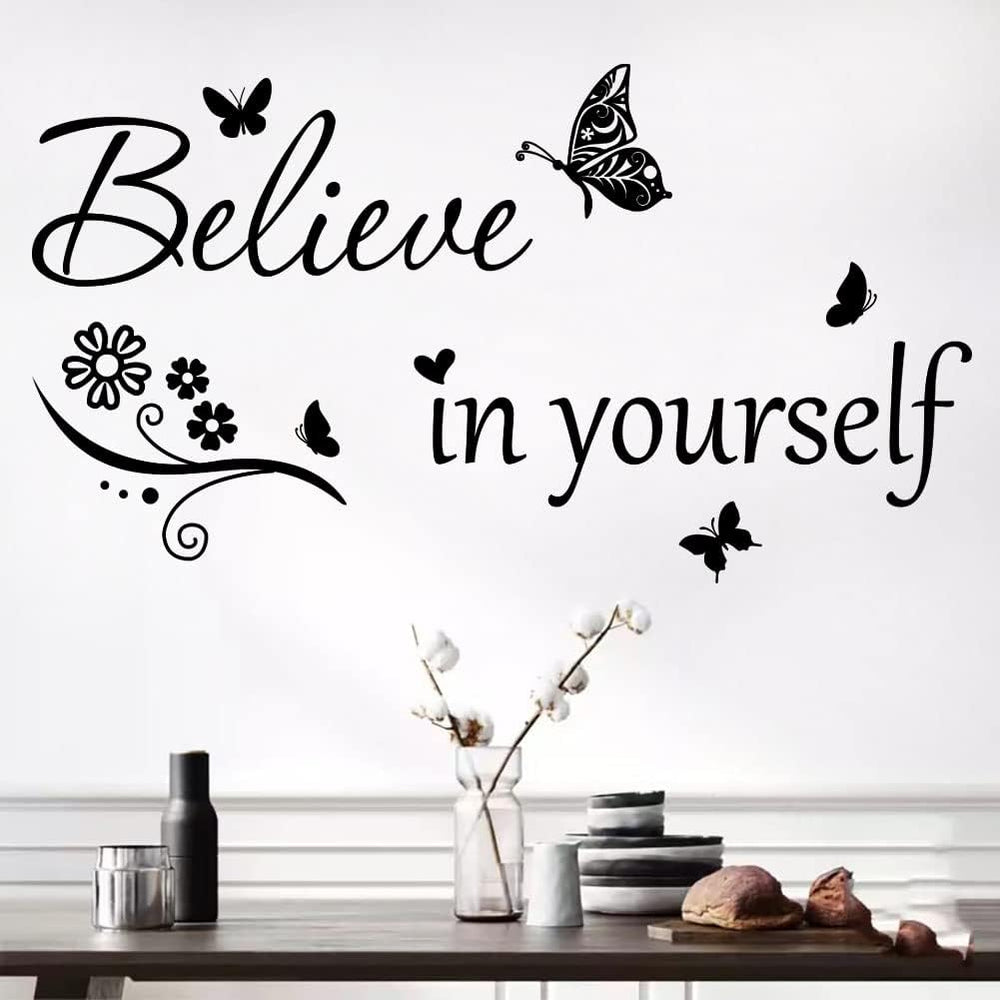 Decal Inspiracional Cree en Ti Mismo - Pegatina Motivacional
