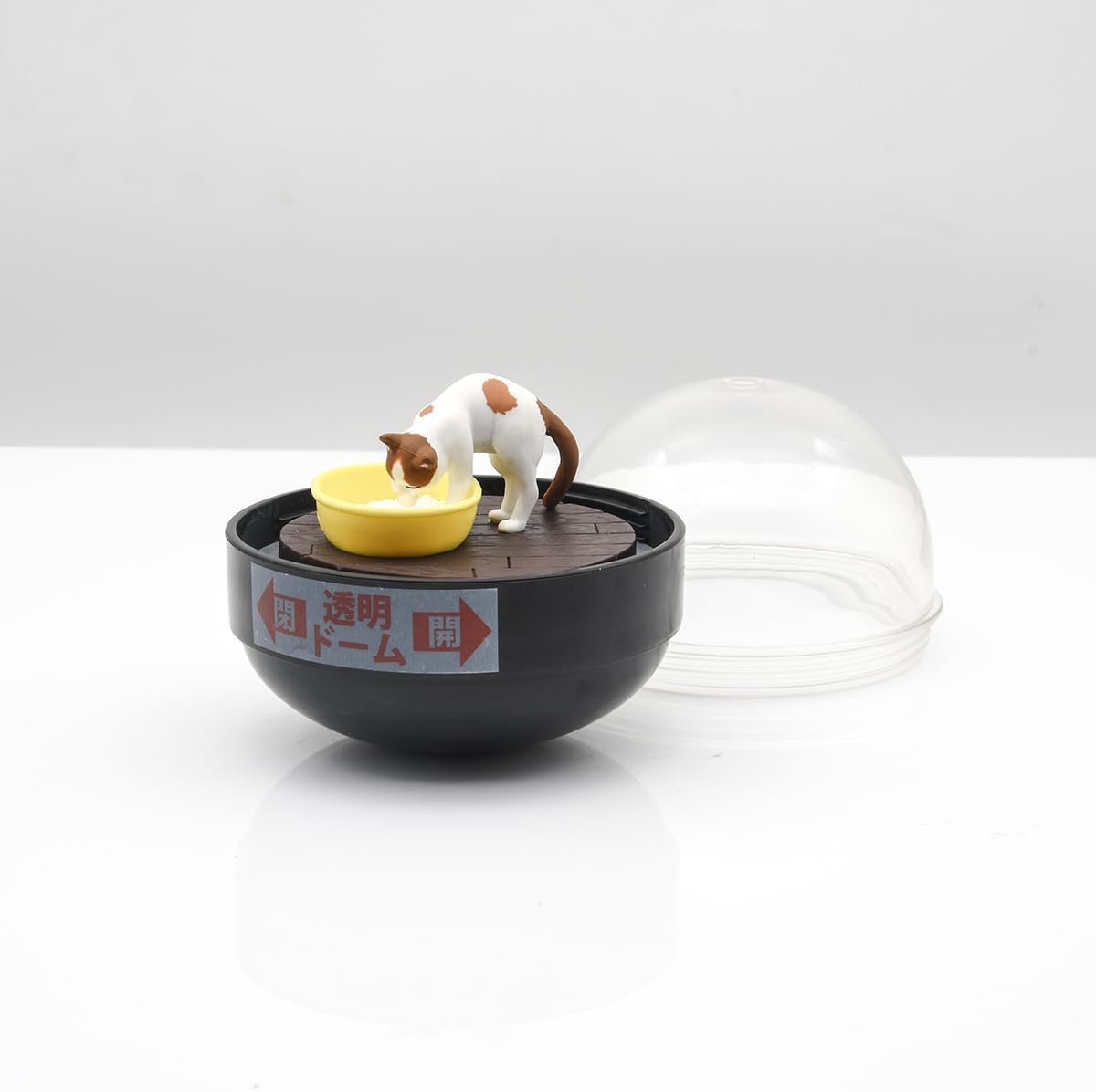 Globo de Nieve Gato, Adornos de Auto, Miniaturas Bicolor