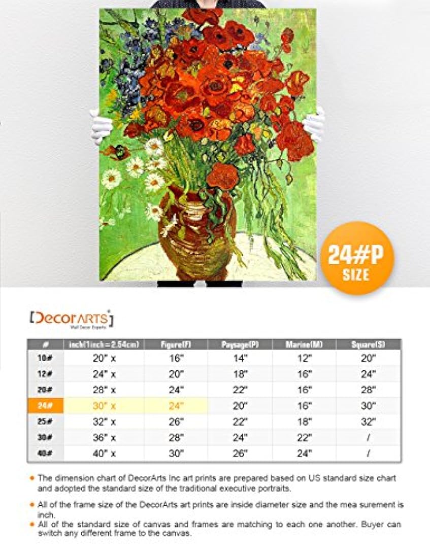 Reproducción de arte clásico de Van Gogh, impreso en lienzo