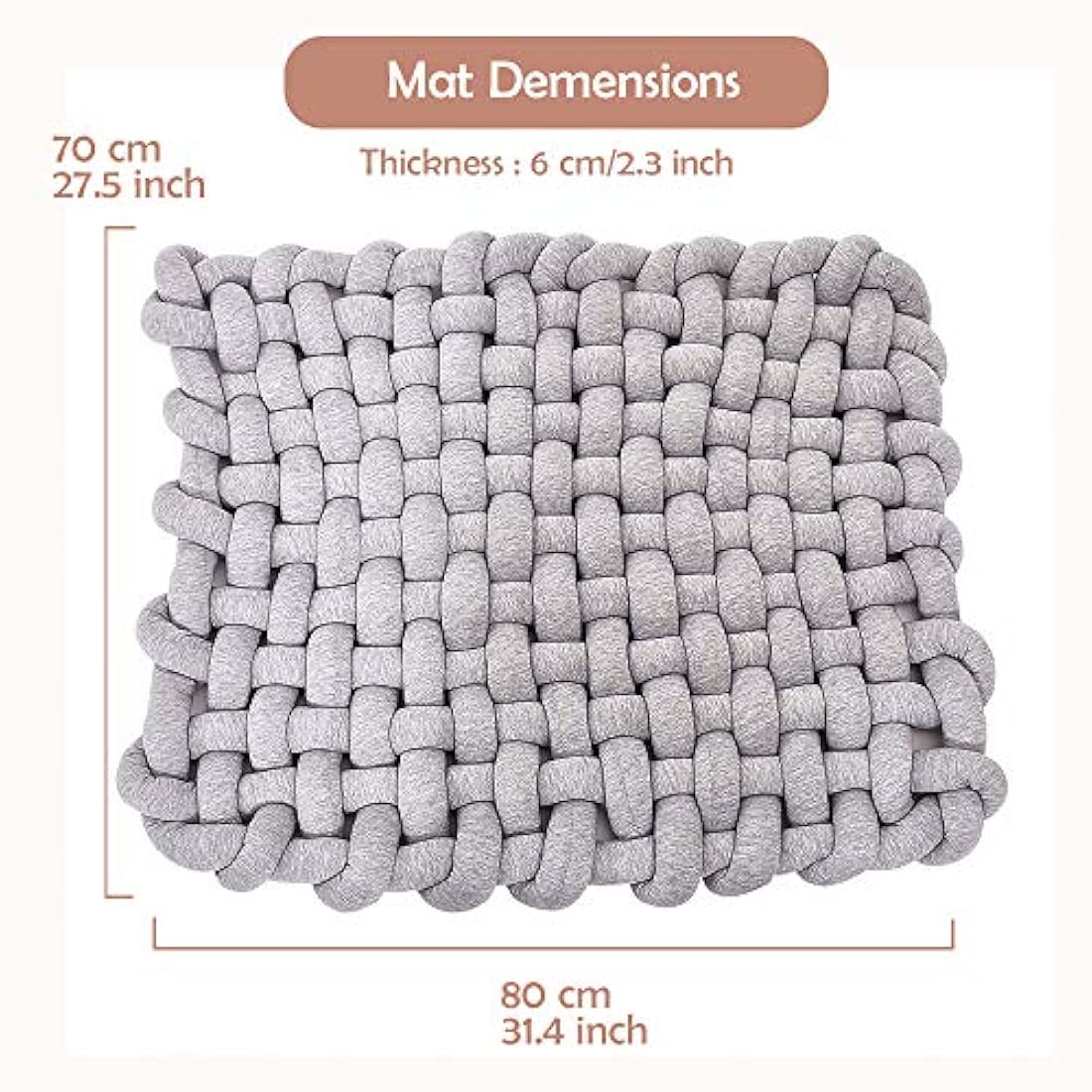 Tapete de felpa decorativo