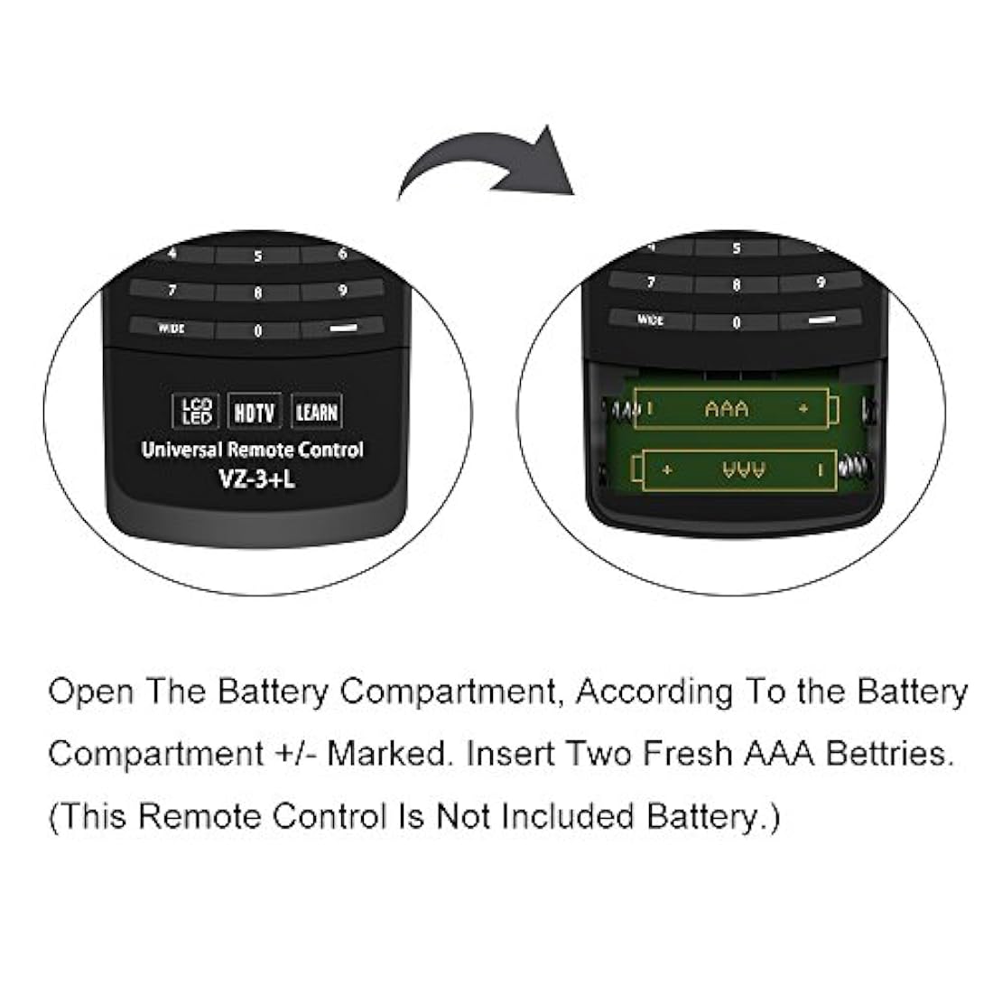 Mando a distancia universal para televisores VIZIO