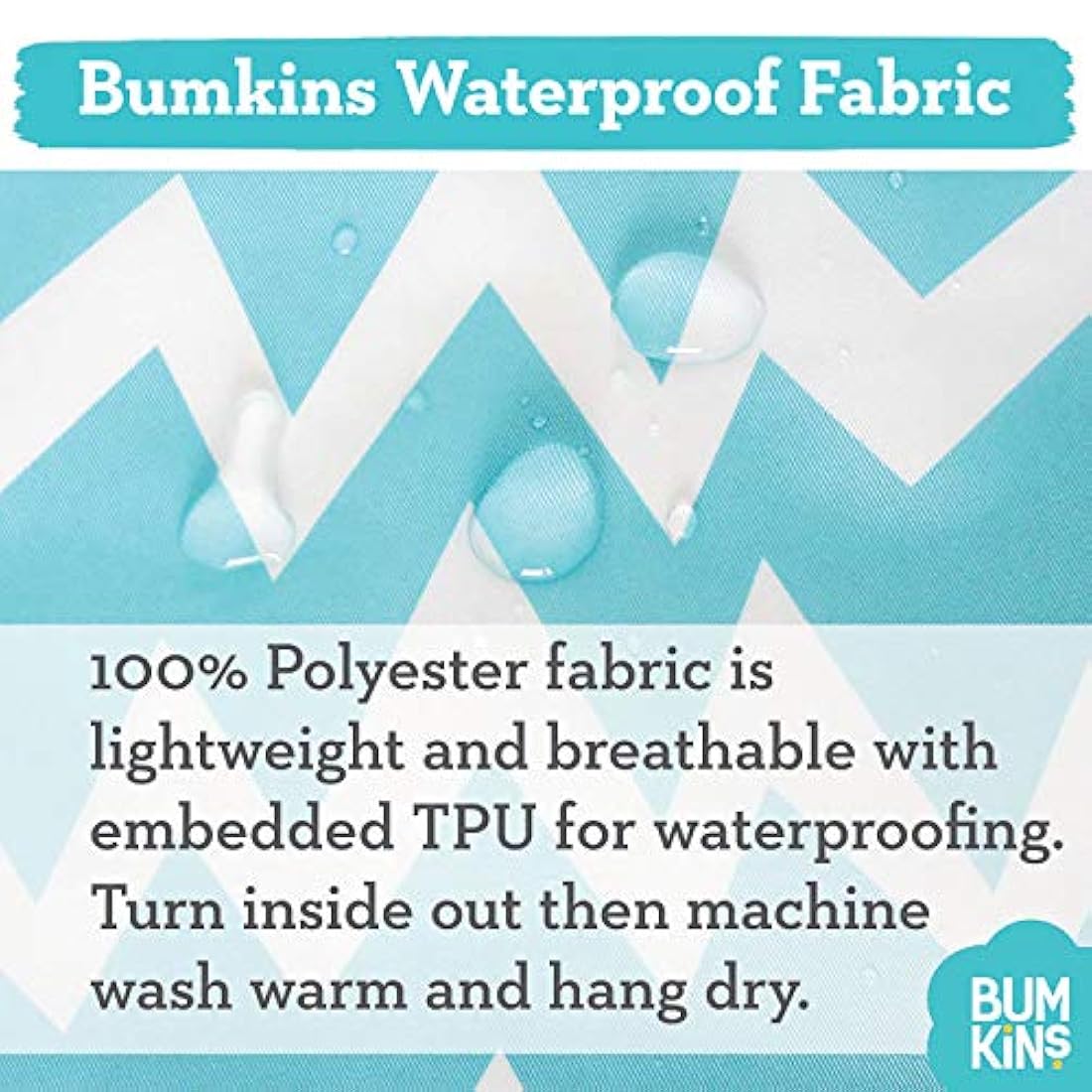 Bumkins Baberos impermeables SúperBib pack de 3 (6-24 meses)