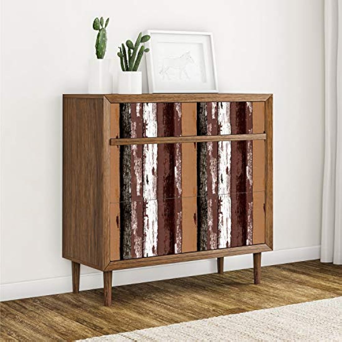 Papel autoadhesivo en vinilo con diseño de madera