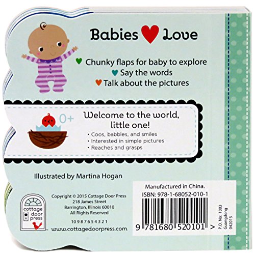 Los bebés aman a los animales: libro de tablero