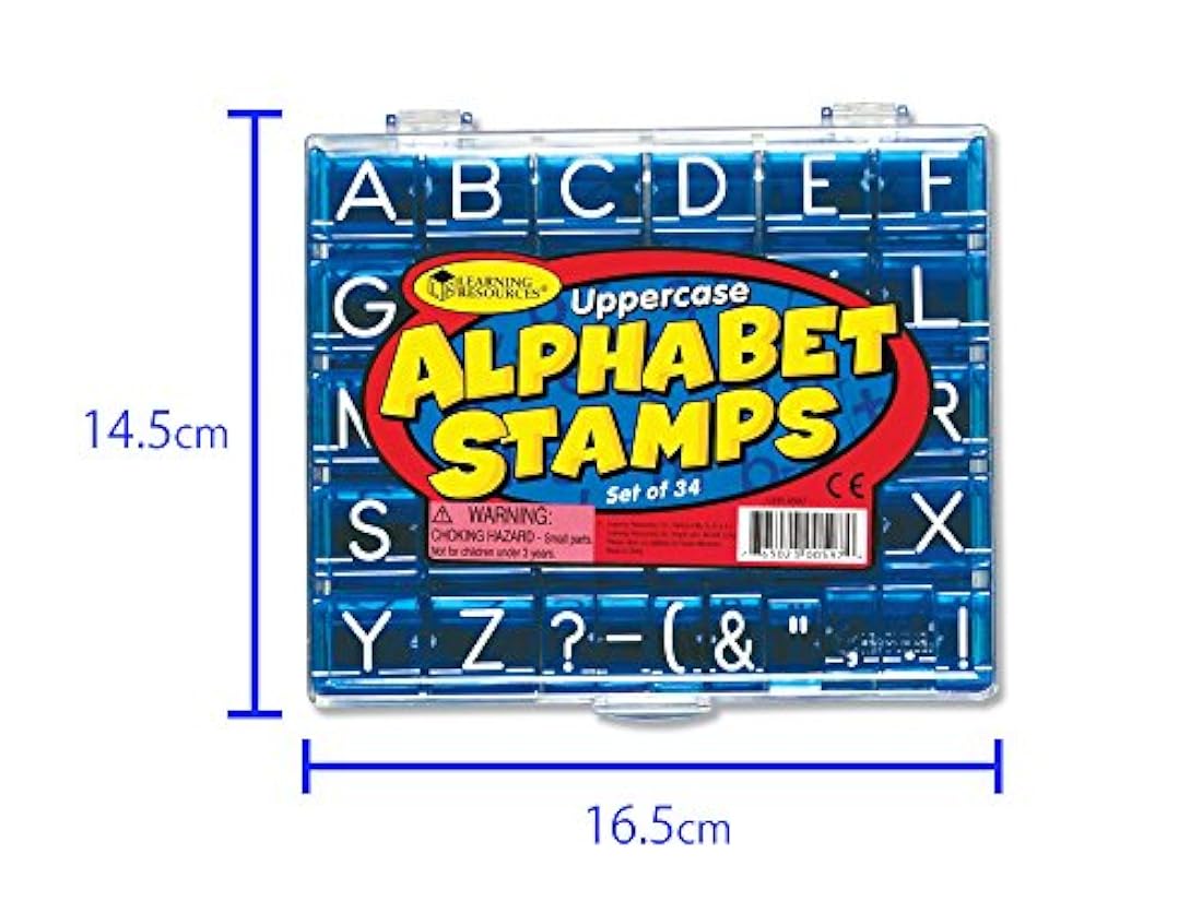 Learning Resources - Sellos de alfabeto en mayúscula