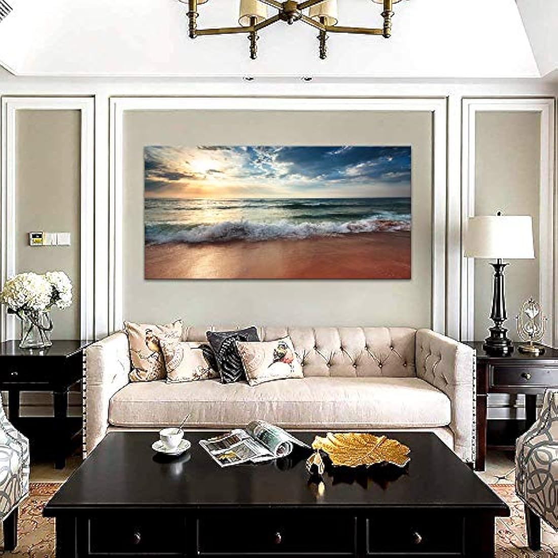 Cuadro decorativo para pared con diseño de puesta de sol