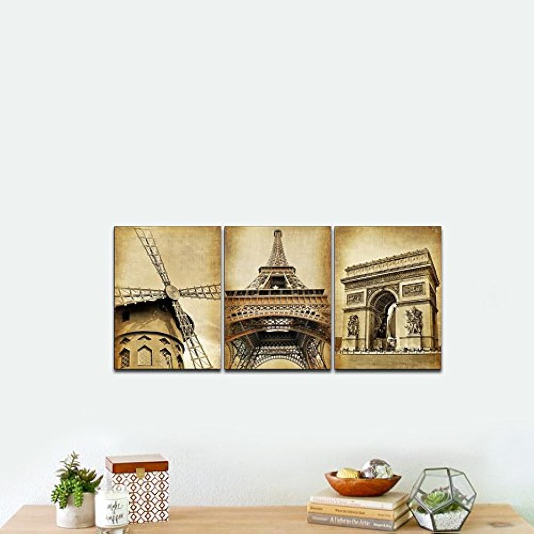 pyradecor lona enmarcado arte de pared para salón