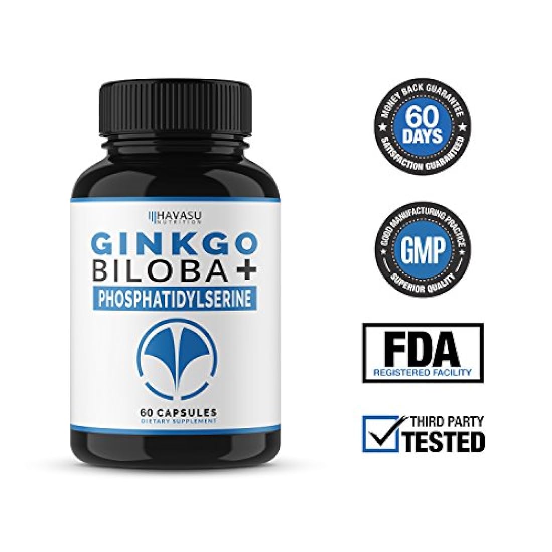 Havasu Nutrition Suplemento cerebral Ginkgo Biloba