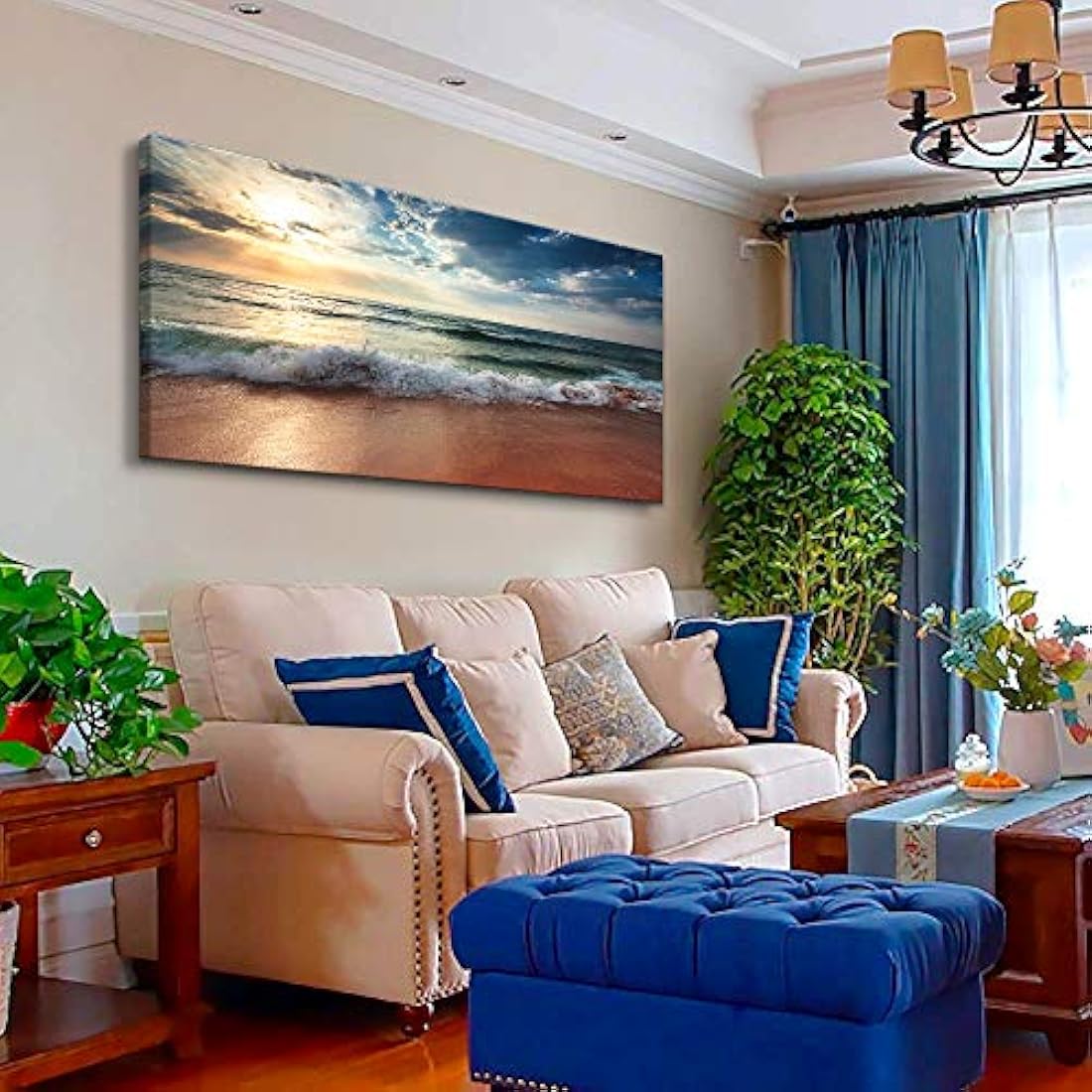 Cuadro decorativo para pared con diseño de puesta de sol