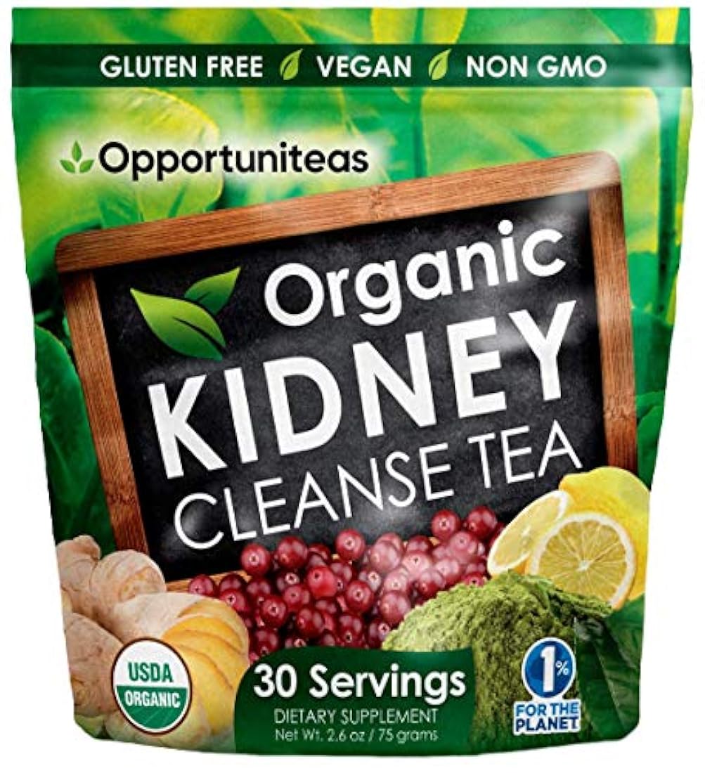 Té orgánico para limpieza de riñones 4 superalimentos