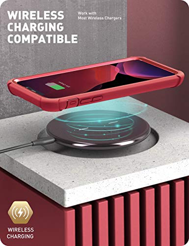 Funda doble capa resistente y transparente con protector