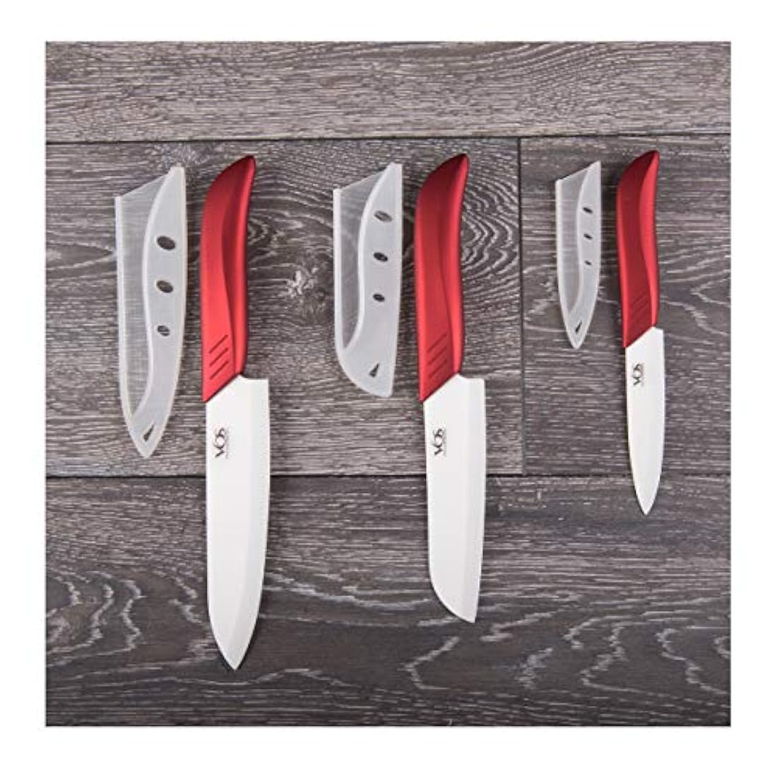 Cuchillo de cerámica Set – 6 pcs Chef Cuchillos de Cocina