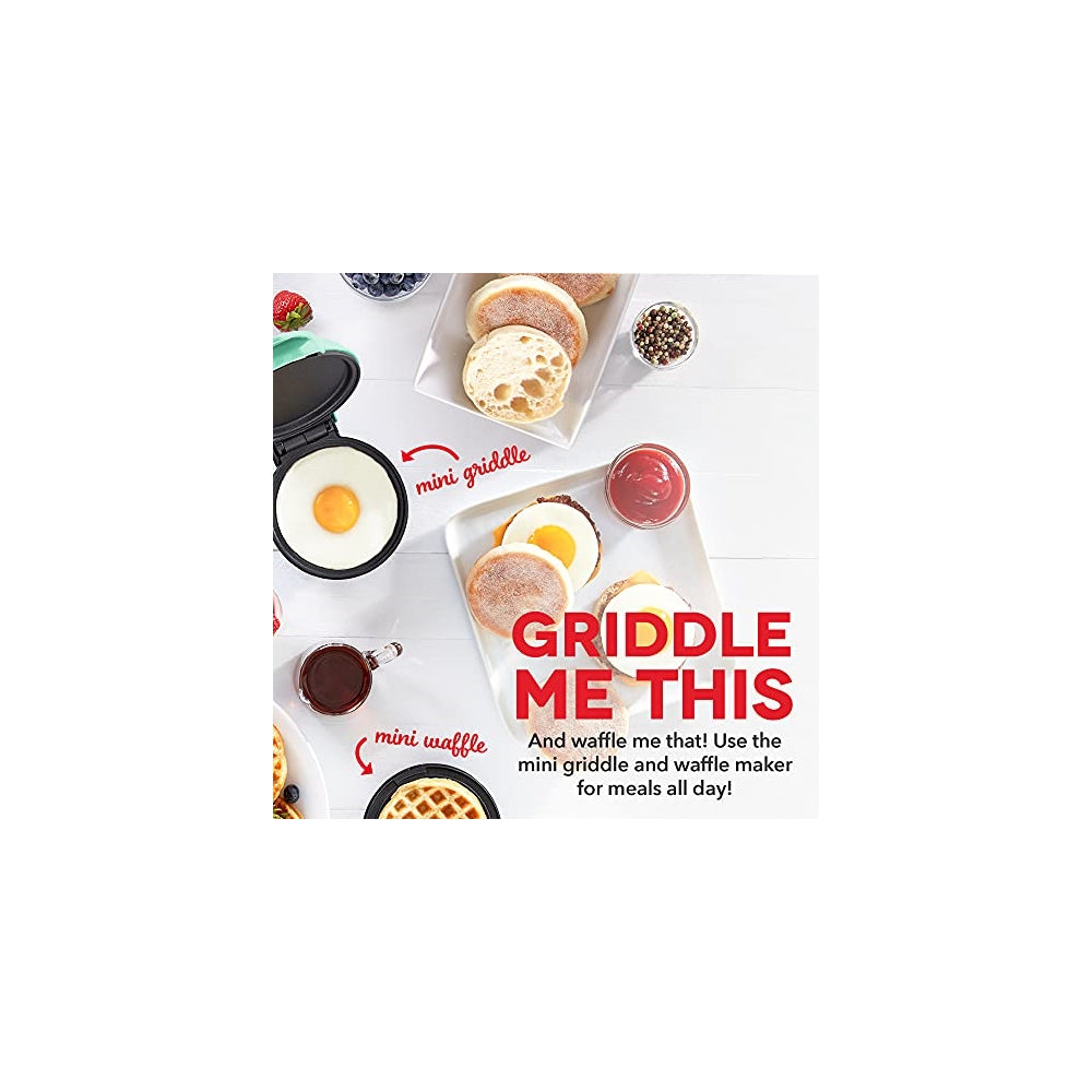 máquina compacta para hacer mini wafles antiadherente