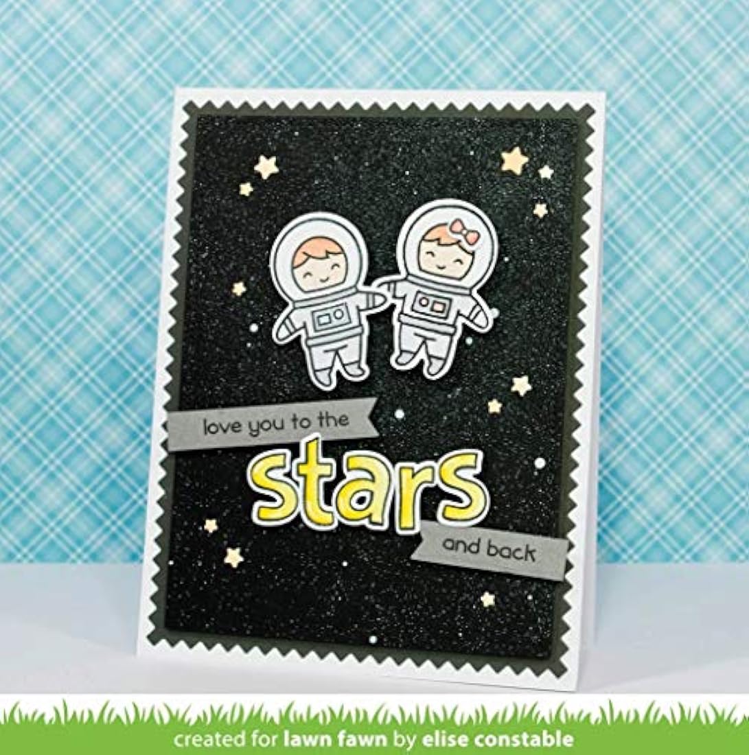 Lawn Fawn Clear Stamps - Fuera de este mundo