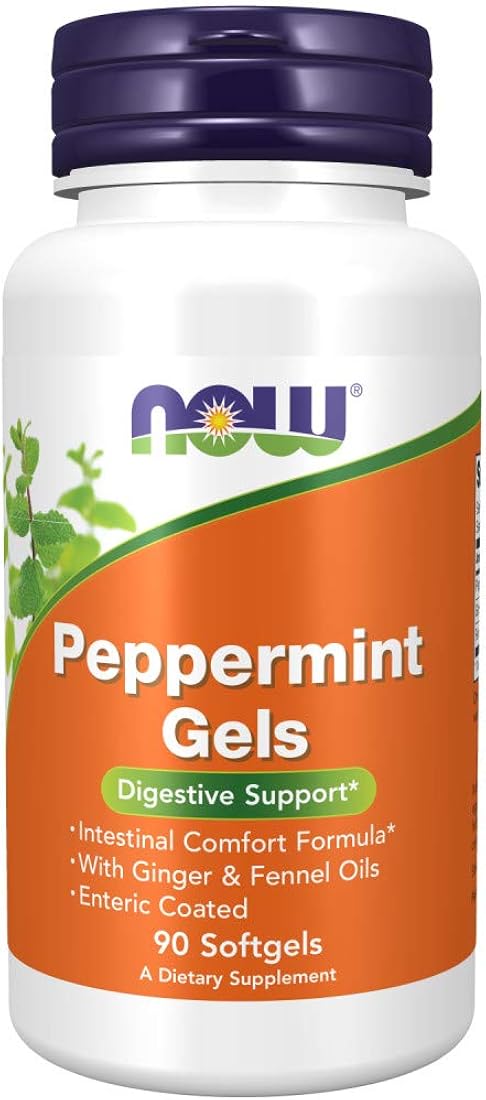 Suplemento Now Foods Geles con Ginger & Hinojo aceites