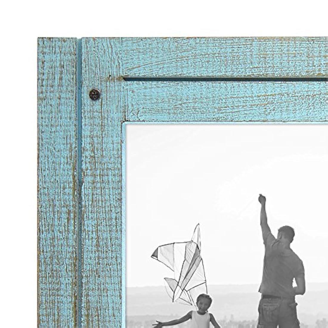 Americanflat Marco de madera envejecida, listo para colgar,