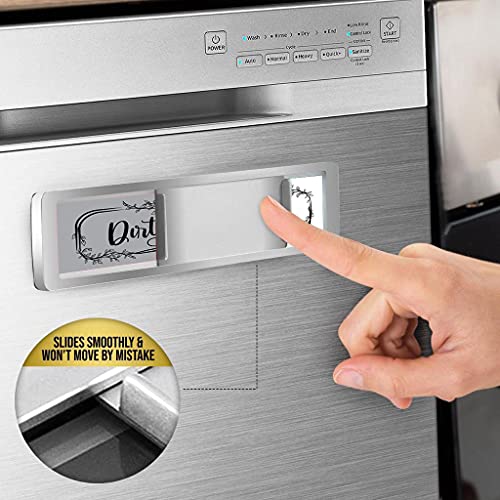 Imán para lavavajillas,indicador de letrero sucio limpio