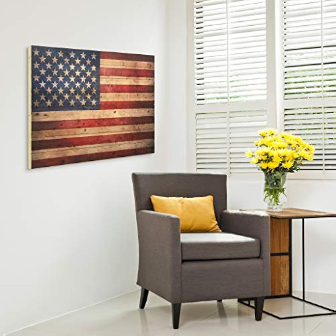 Cuadro bandera americana