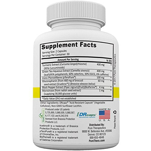 Fórmula del estrés oxidativo de 60 cápsulas vegetales
