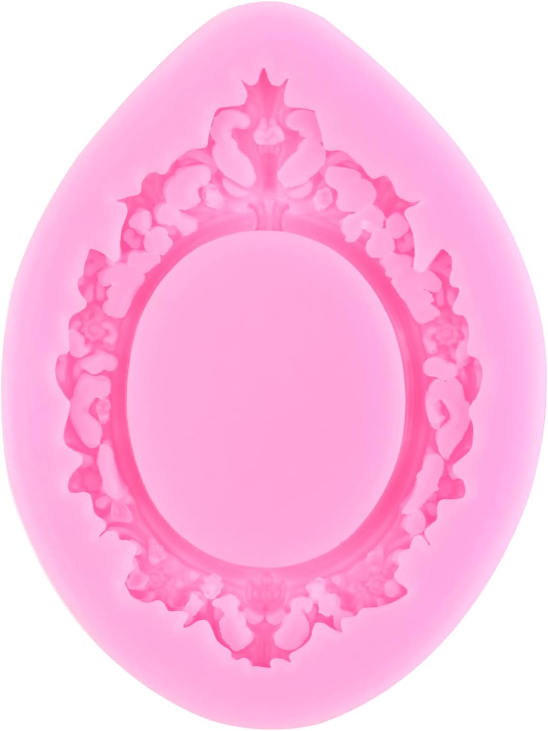 MYPRACS Marco de fotos barroco con diseño de pergamino