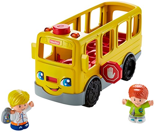 Autobús escolar, Bus de escuela , L, Marrón de Fisher-Price