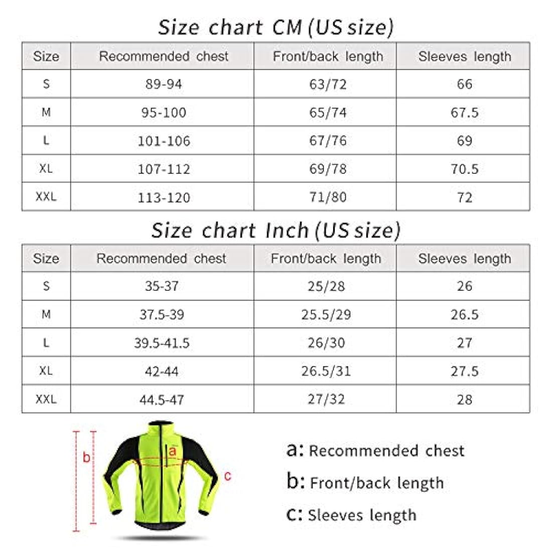 ARSUXEO - Chaqueta térmica para ciclismo