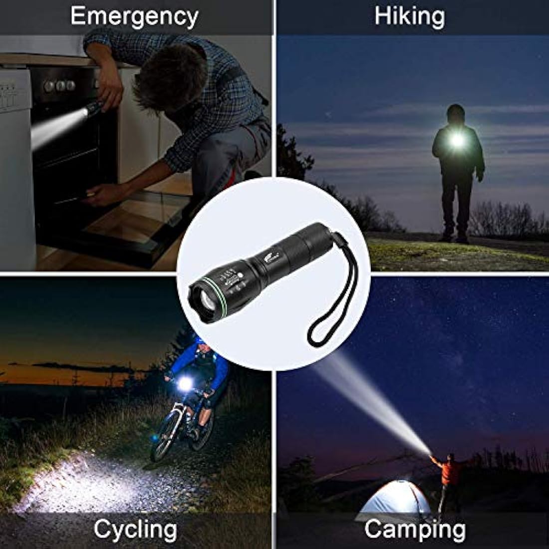 Juego de linternas LED