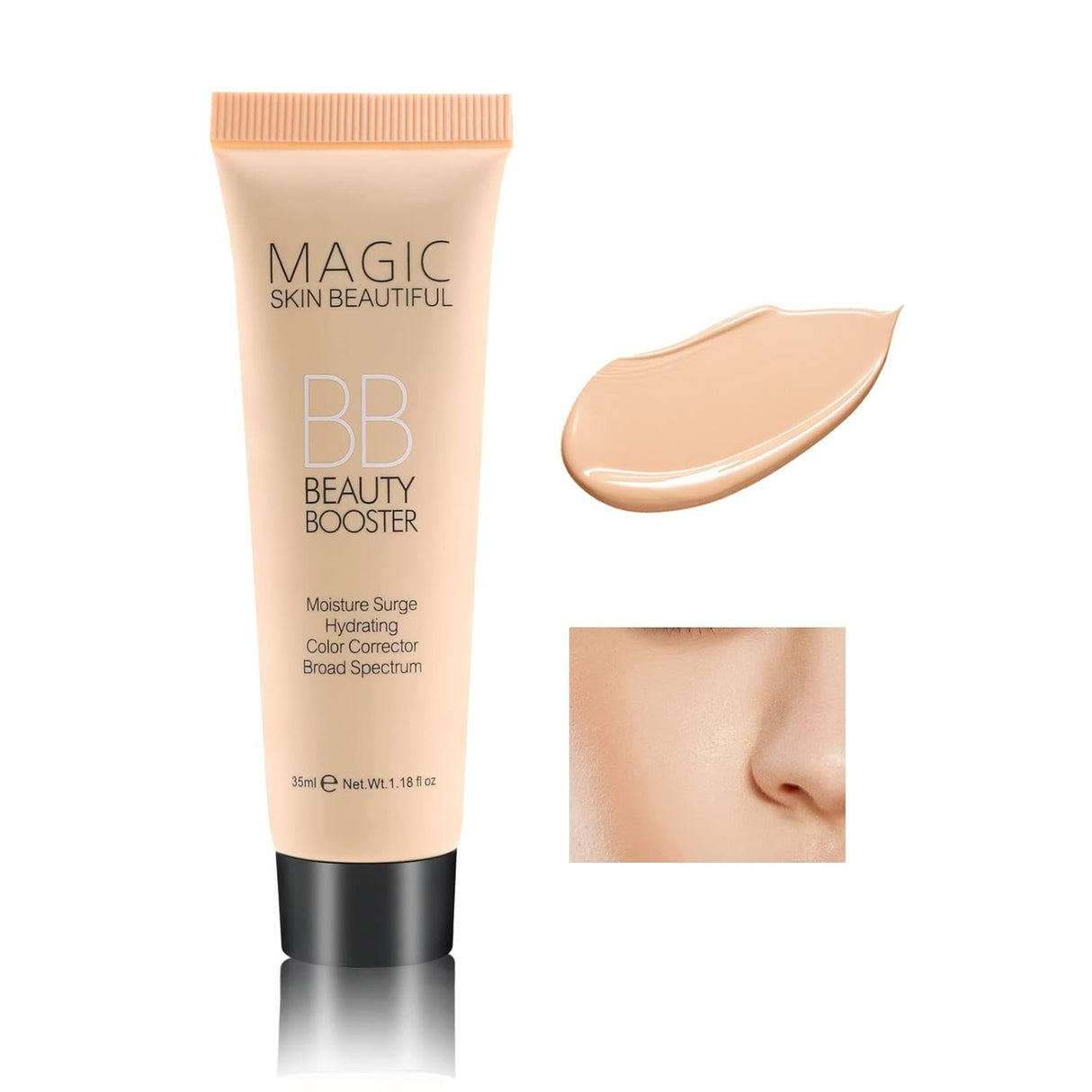 Cuidado Facial Crema hidratante B, base y corrector