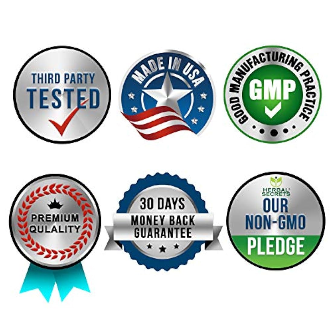 Herbal Secrets Extracto de semilla de uva 400mg, 1