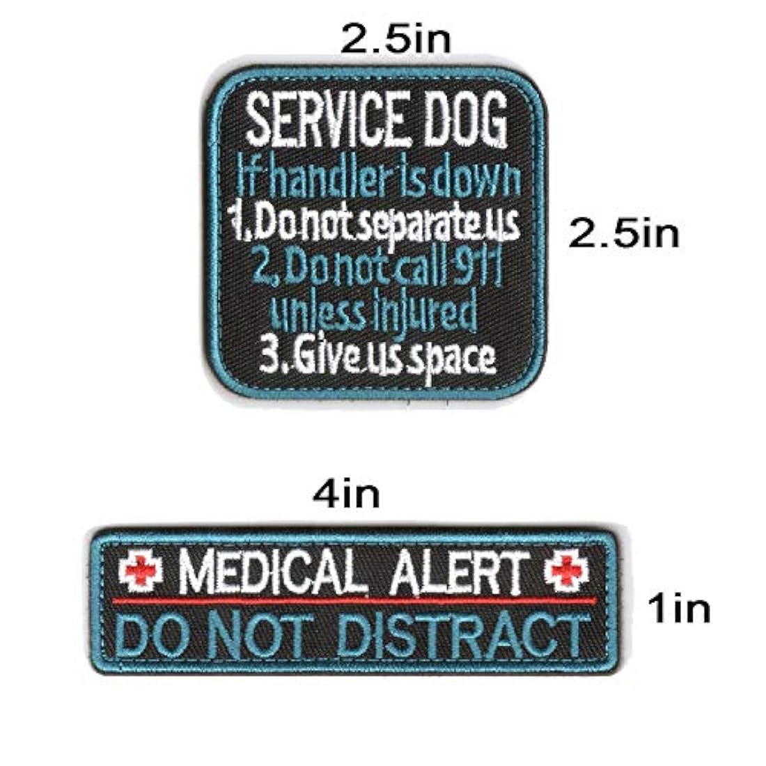 Parches bordados 6 piezas