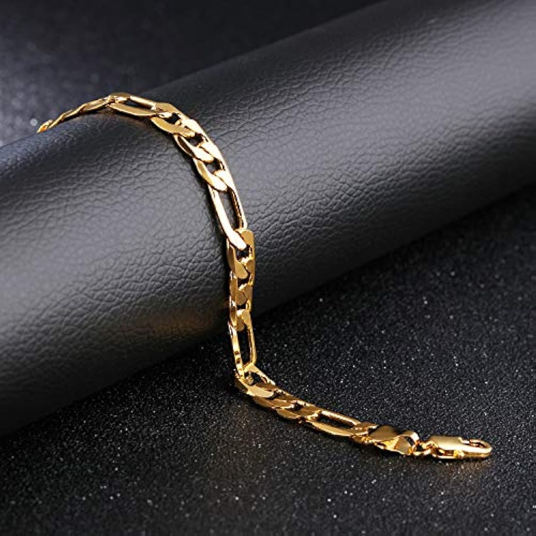 Pulsera de oro personalizable para hombre