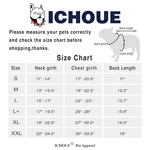 iChoue - Disfraz de conejito para perro, para el día de Halloween, otoño, suéter lindo y divertido para clima frío, abrigos de invierno, sudaderas con capucha, ropa pequeña y mediana para cachorros Bulldog francés, Pug, Pitbull y Corgi, talla L Plus