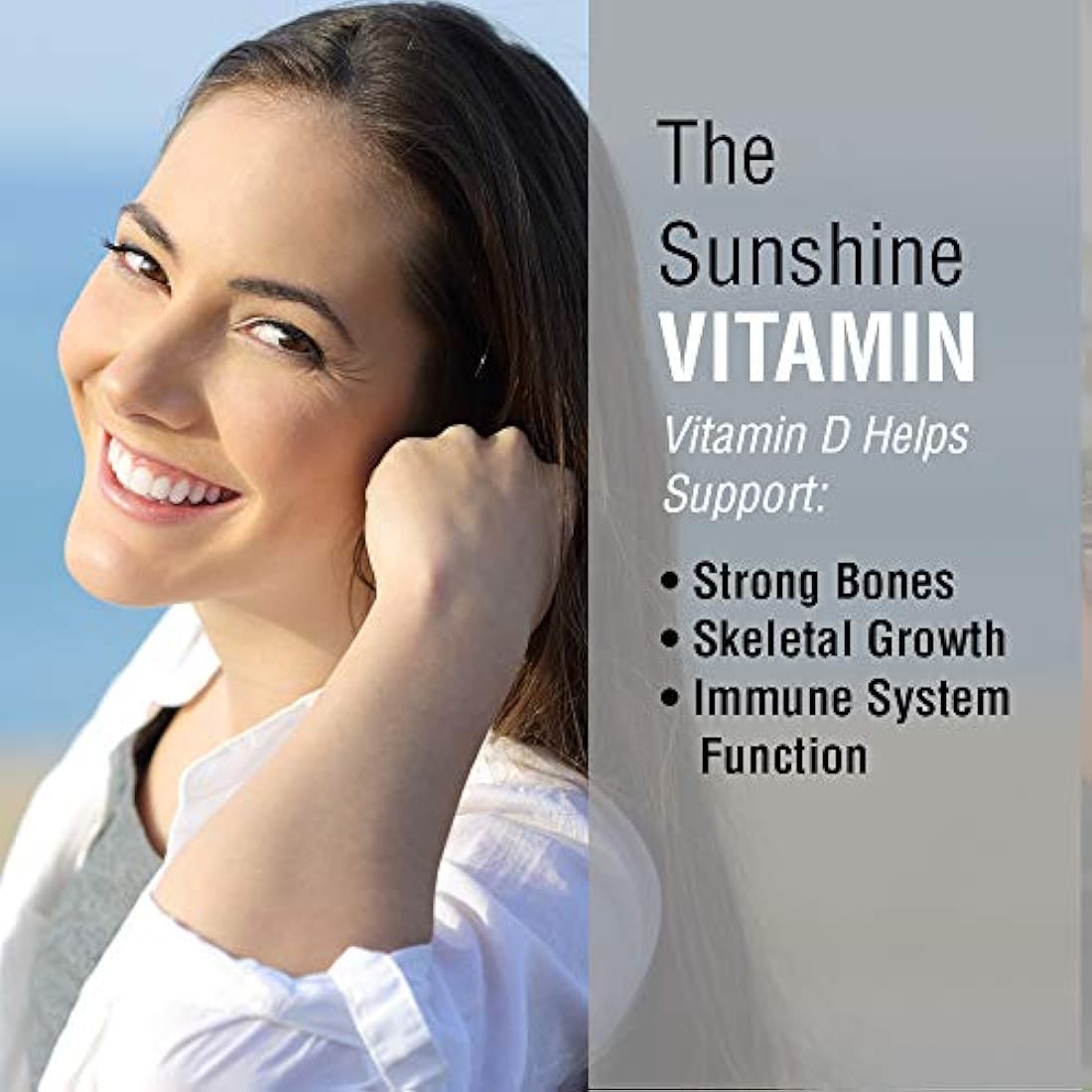 Super Bio Vitamina D-3 en Aceite de Coco sin OMG