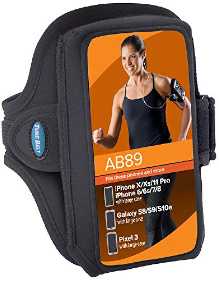 Brazalete con funda grande para correr y trabajar fuera