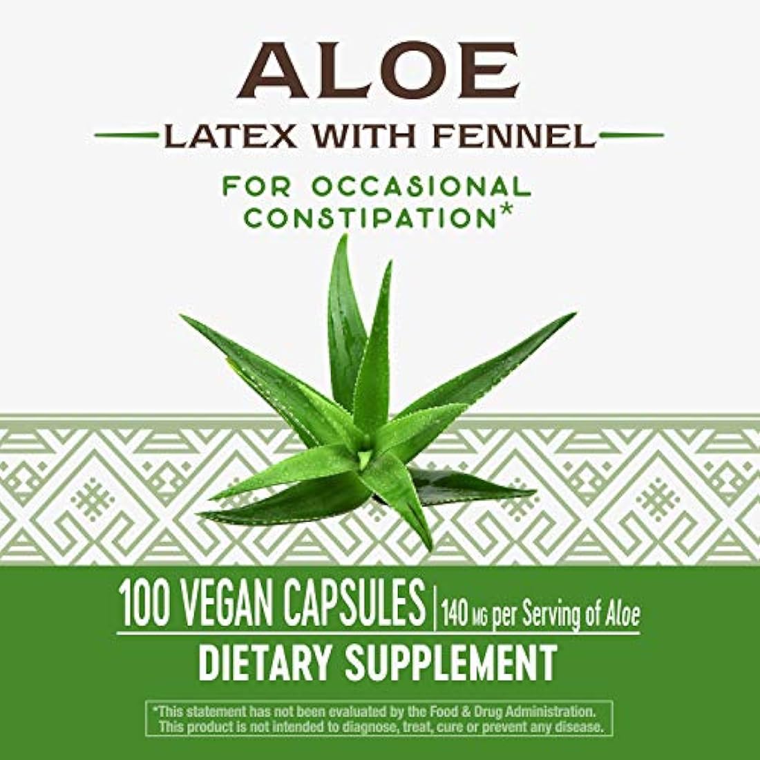 Nature's Way Aloe Vera, 475 mg, 100 Vcaps, NW0013, 1