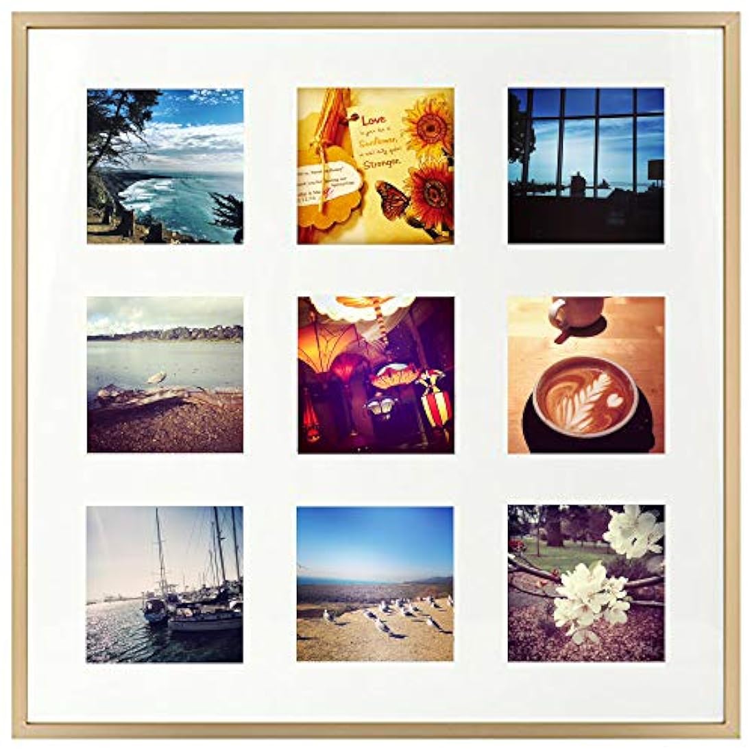 Marco de fotos con estera