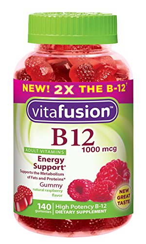 Suplemento de 1000 mcg de vitamina B-12 140 unidades