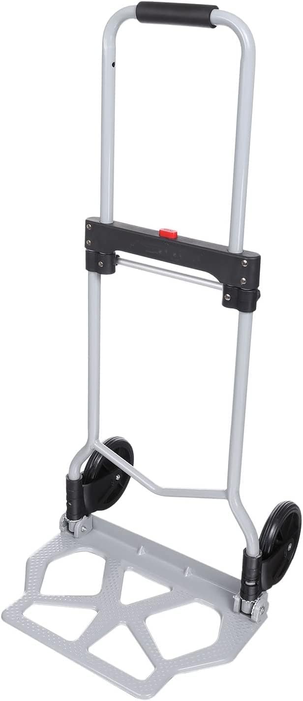 Carretilla Plegable de Aluminio, 220lbs, Ideal para Cargar.