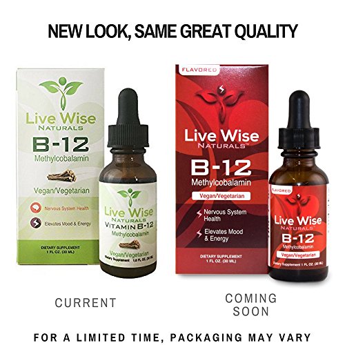 Gotas líquidas de vitamina B12, sublingual, metilcobalamina