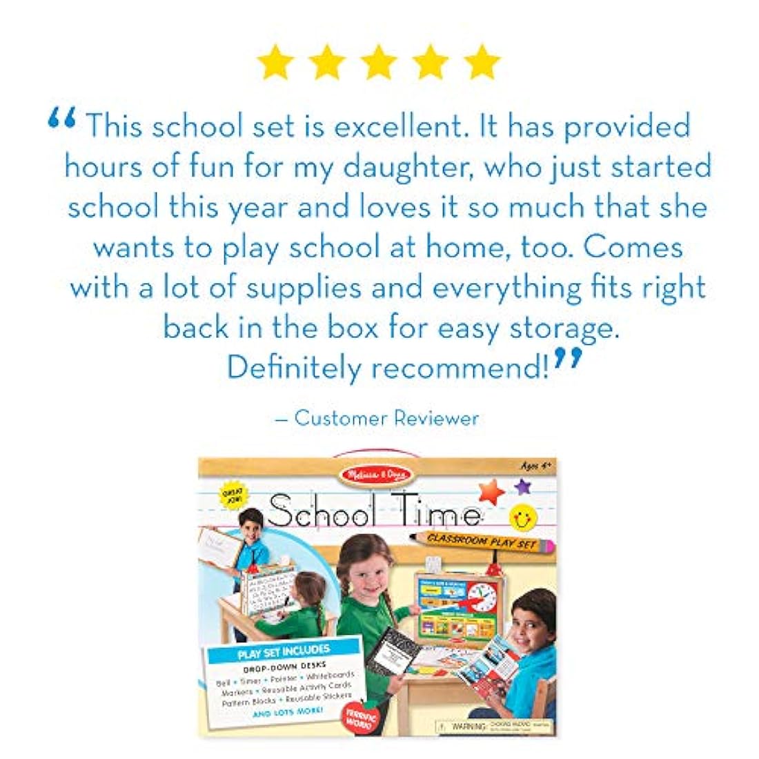 ¡Melissa y Doug, hora de clases!