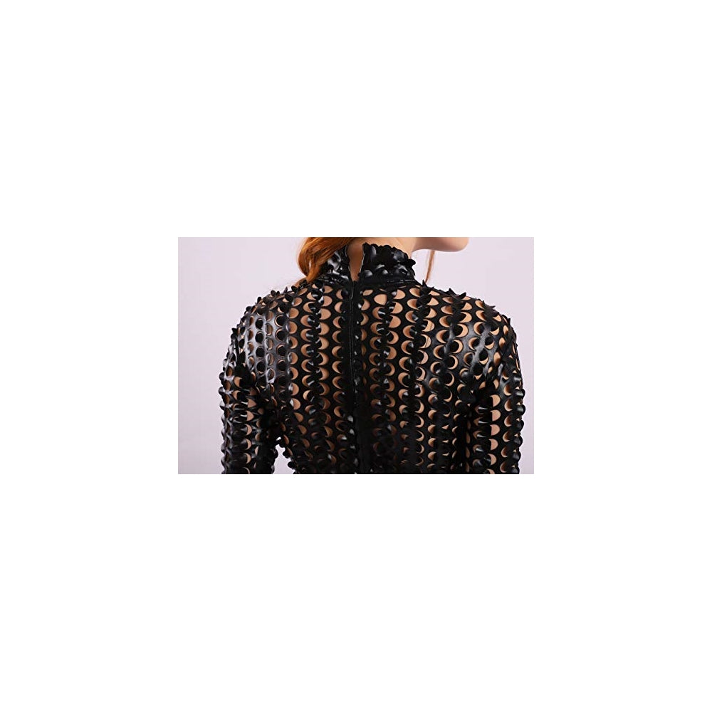 Disfraz catra unisex tallado en hueco, brillante talla S